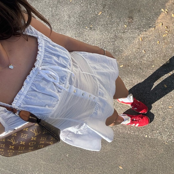 Christa Ruffle Mini Dress - Picture 2 of 5